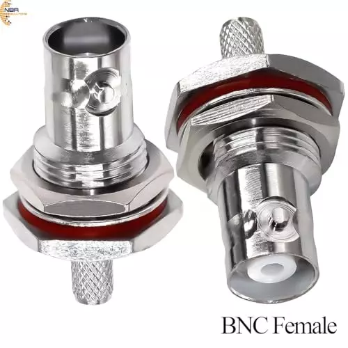 generic-bnc-female-bulkhead-crimp-rf-signal-adapter-brass-50-impedance-golden-silver