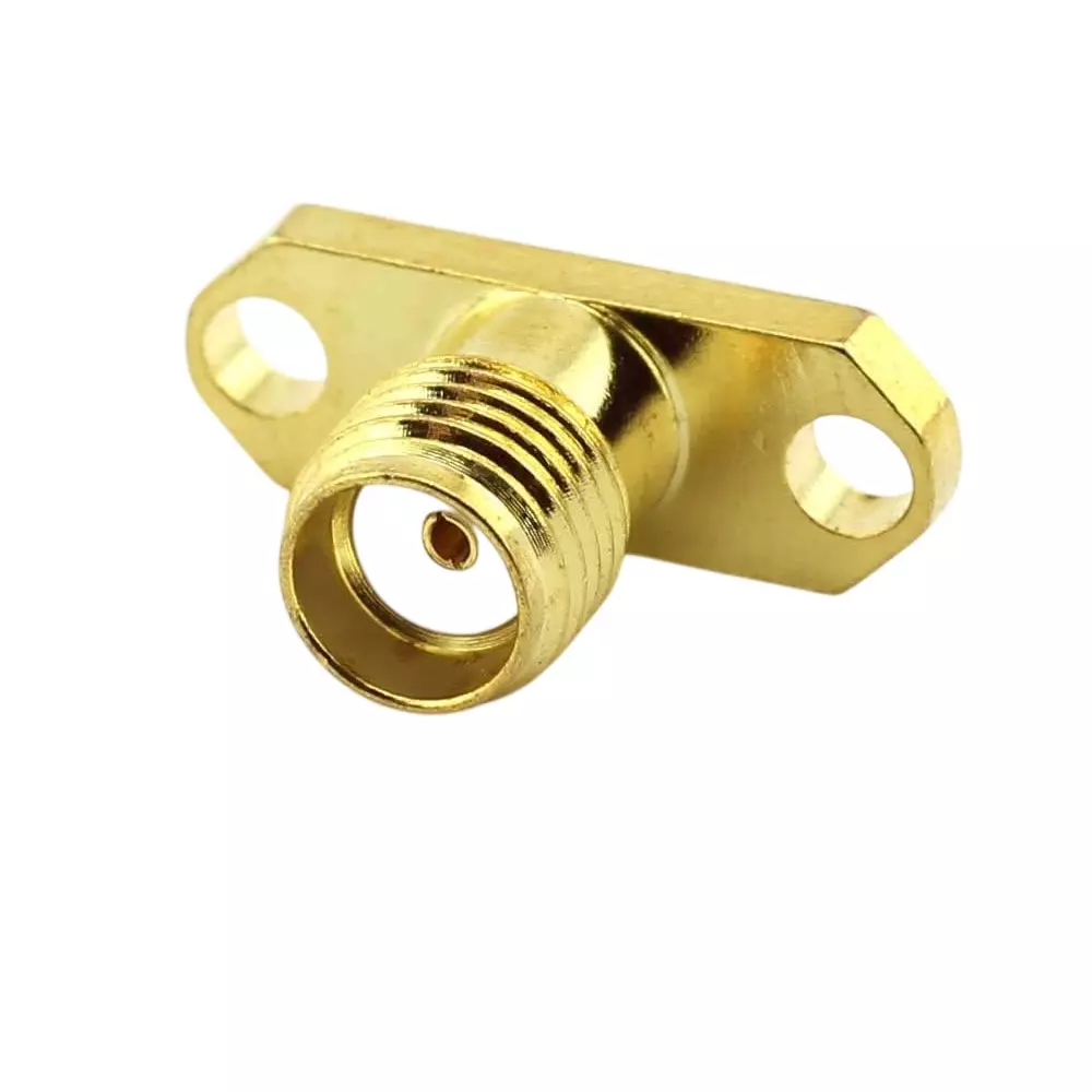 generic-sma-female-2-hole-solder-post-coaxial-adapter-panel-mount-pure-brass-rc012