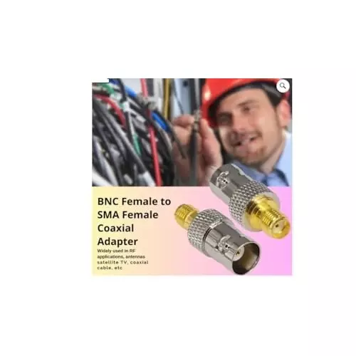 generic-bnc-female-to-sma-female-rf-coaxial-adapter-jointer-nickel-plated-brass-265-mm-length-pack-of-2