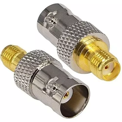 generic-bnc-female-to-sma-female-rf-coaxial-adapter-jointer-nickel-plated-brass-265-mm-length-pack-of-2