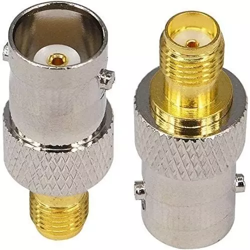 generic-bnc-female-to-sma-female-rf-coaxial-adapter-jointer-nickel-plated-brass-265-mm-length-pack-of-2