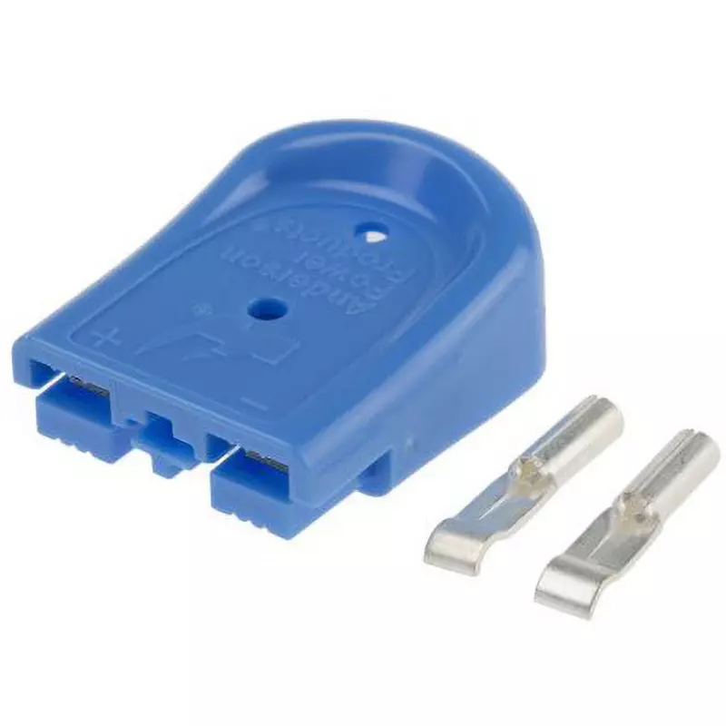ANDERSON POWER PRODUCTS Heavy Duty Power Connector 52 A Rated Current, SBSMINI015BLU