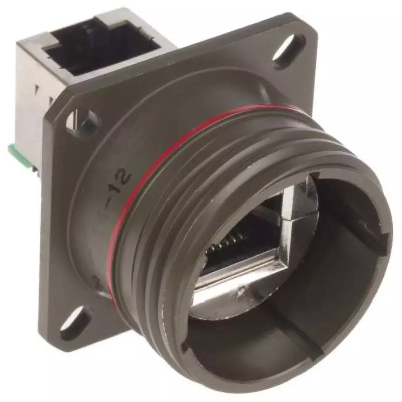 Amphenol RJ45 Modular Connector 8 Pole Female, RJFTV21RAG