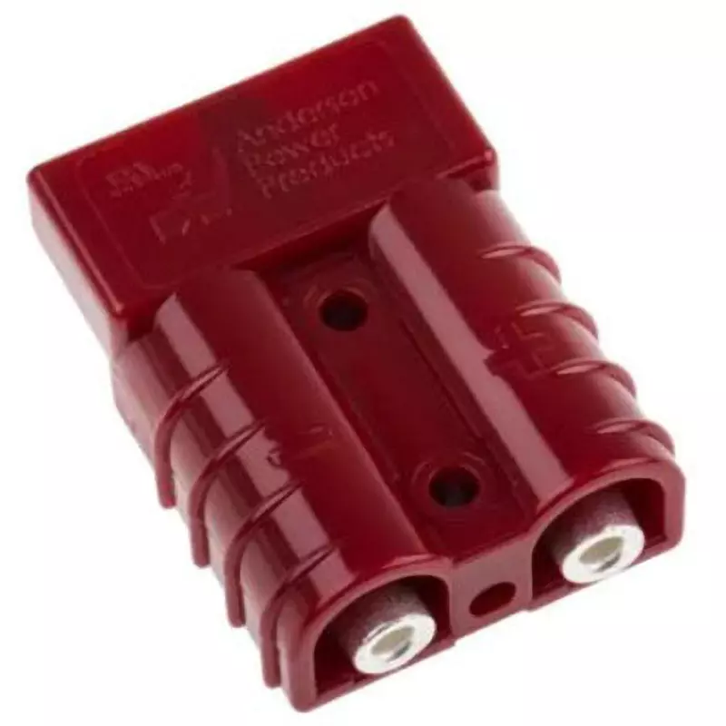 ANDERSON POWER PRODUCTS Battery Connector 2 Pole 50 Amp Rated Current, 6331G2