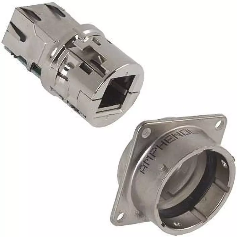 Amphenol RJ45 Modular Connector 8 Pole Female, RJF21N