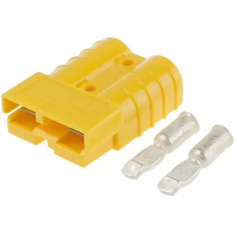 ANDERSON POWER PRODUCTS Battery Connector 2 Pole 50 Amp Rated Current, 6331G7