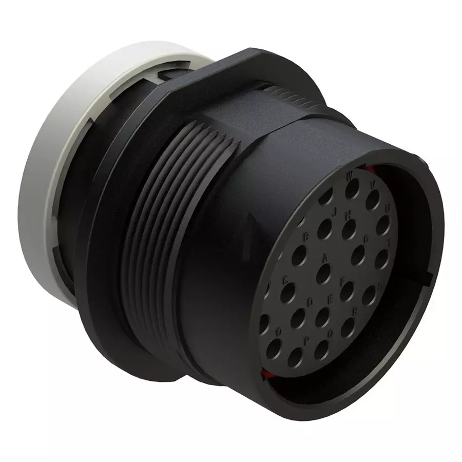 AMPHENOL SINE/TUCHEL CIRCULAR CONN, RCPT, 23POS, CRIMP, AHDP04-24-23ST-BRA