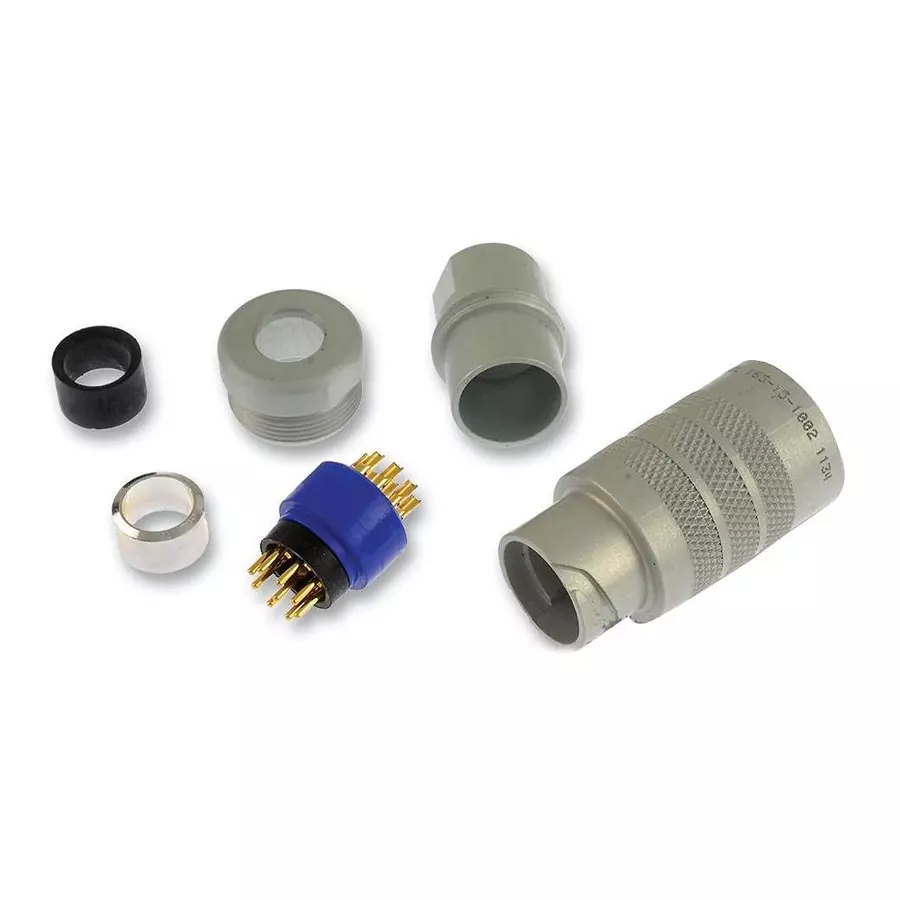 AMPHENOL AEROSPACE CIRCULAR CONNECTOR RECEPTACLE 9 POSITION CABLE, 165-15-1002