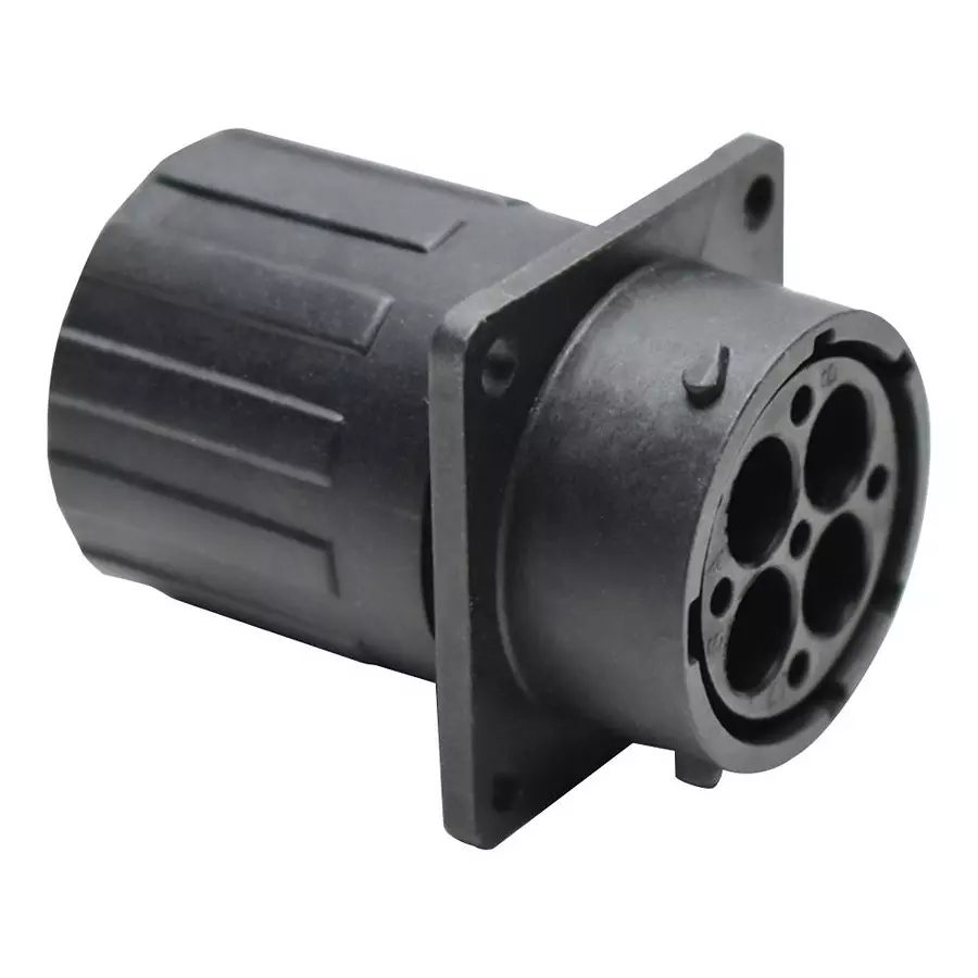 AMPHENOL SINE/TUCHEL CIRCULAR CONNECTOR, RCPT, 4POS, FLANGE, RTS016N4PHEC03
