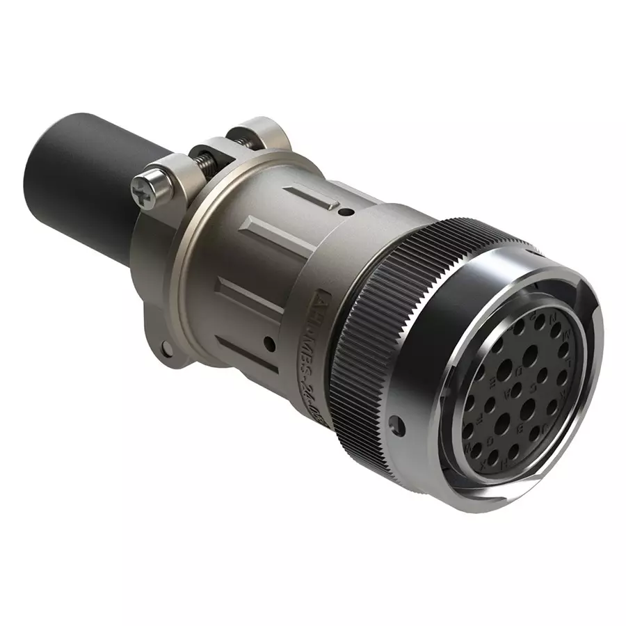 AMPHENOL SINE/TUCHEL CIRCULAR CONN, PLUG, 21POS, CABLE, AHDM06-24-21SN-059.
