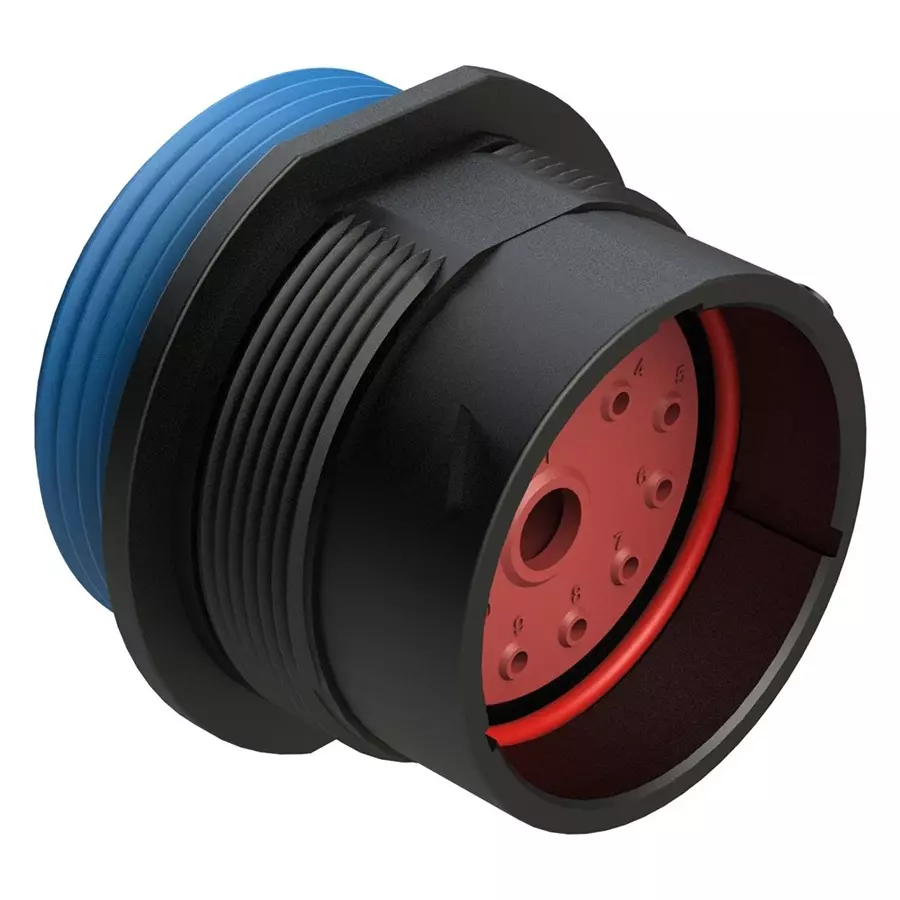 AMPHENOL SINE/TUCHEL CIRCULAR CONN, RCPT, 14POS, CRIMP, AHDP04-24-14PR-WTA