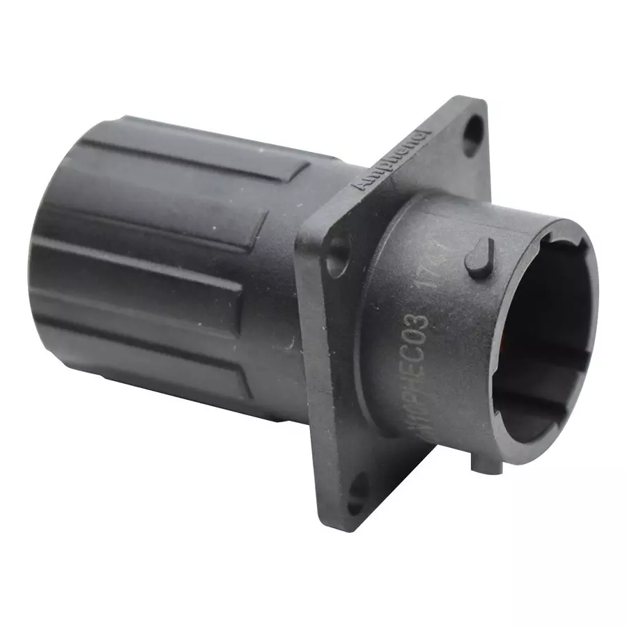 AMPHENOL SINE/TUCHEL CIRCULAR CONNECTOR, RCPT, 10POS, FLANGE, RTS012N10PHEC03