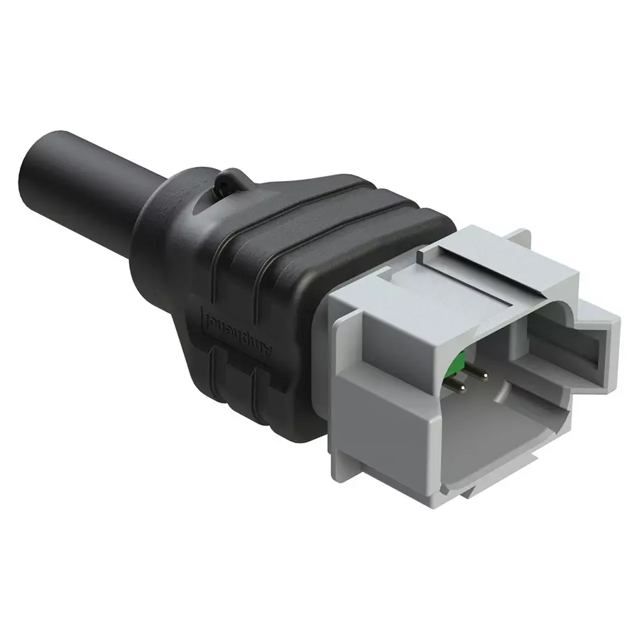 AMPHENOL SINE/TUCHEL CABLE ASSY, 8P PLUG-FREE END, 1M, AT04GY-08PA-N-TPE-M1