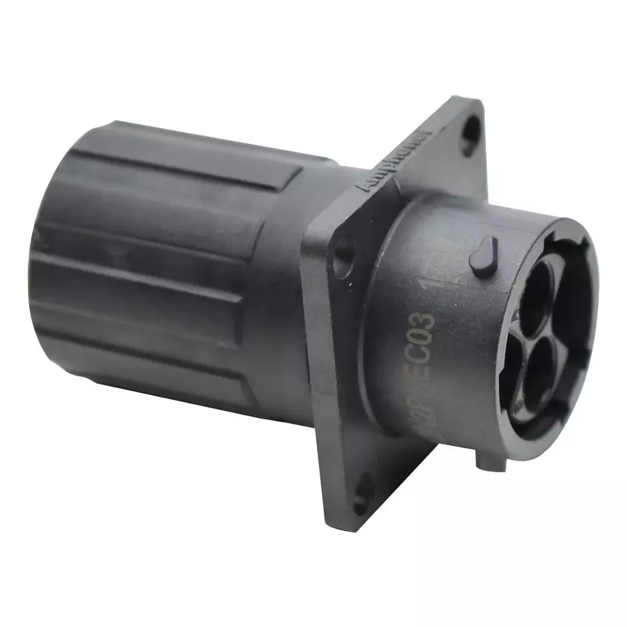 AMPHENOL SINE/TUCHEL CIRCULAR CONNECTOR, RCPT, 4POS, FLANGE, RTS012N2PHEC03