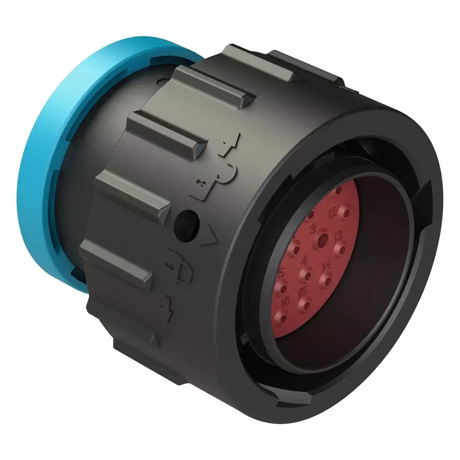 AMPHENOL SINE/TUCHEL CIRCULAR CONN, PLUG, 20POS, CRIMP, AHDP06-18-20PR-BRA.