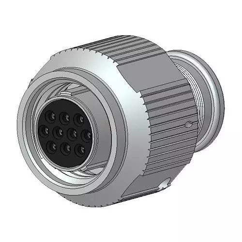 AMPHENOL AEROSPACE CIRCULAR CONNECTOR, PLUG, 10POS, CABLE, 2M801-036-16MT7-10SA