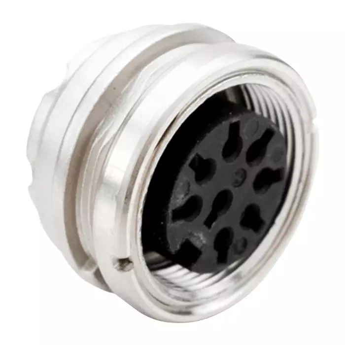 AMPHENOL SINE/TUCHEL CIRCULAR CONNECTOR, RECEPTACLE, 8 POSITION, PANEL, T 3507 400