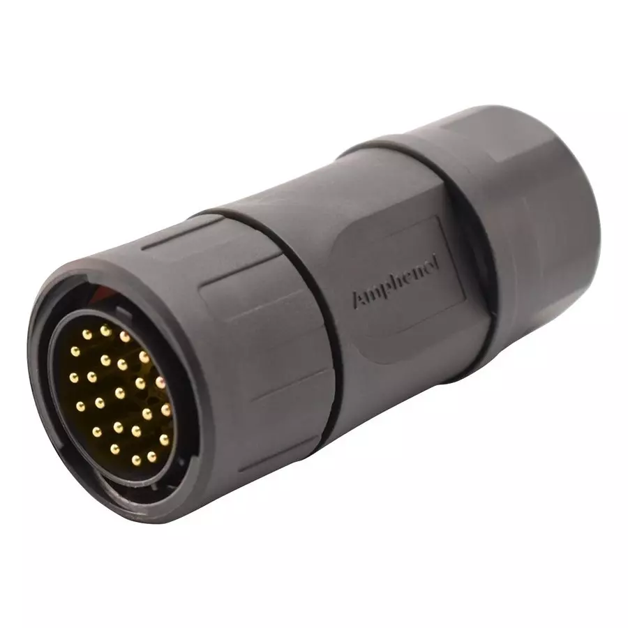 AMPHENOL SINE/TUCHEL CIRCULAR CONNECTOR, PLUG, 23POS, CABLE, RTS6BS18N23P03