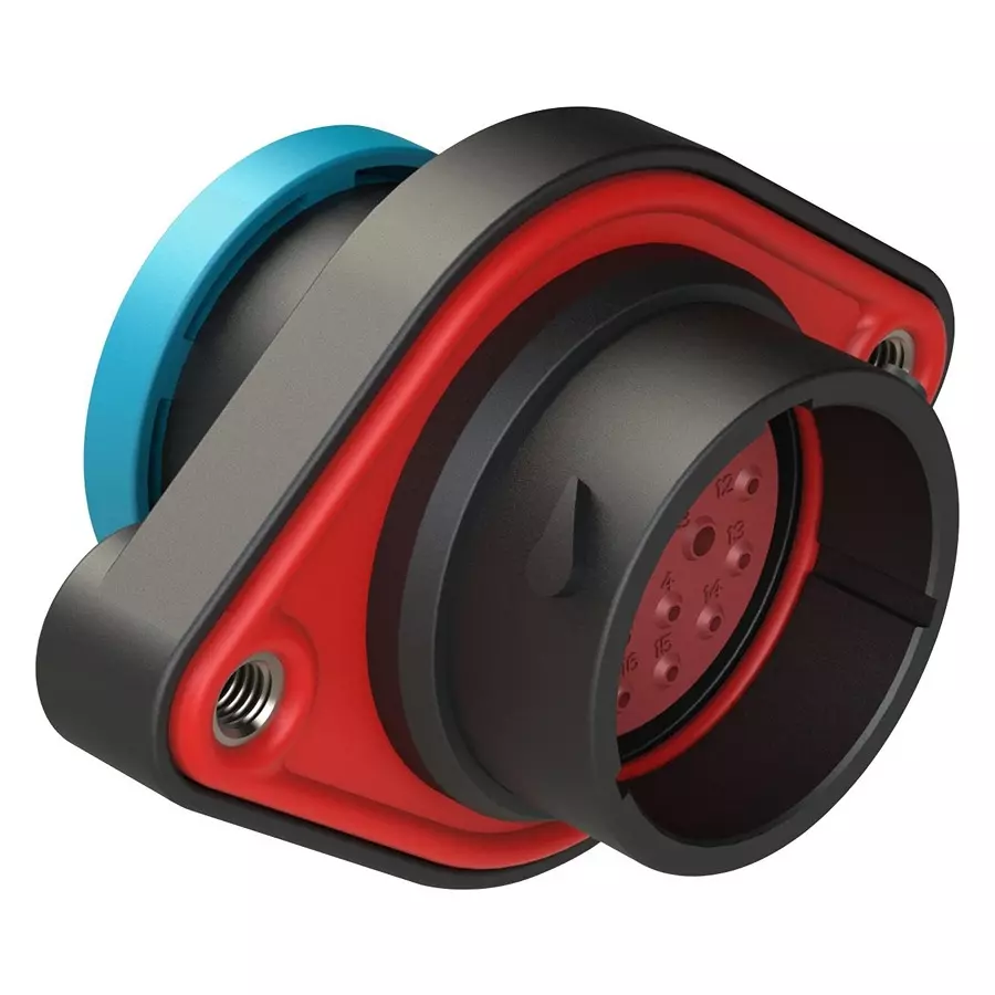 AMPHENOL SINE/TUCHEL CIRCULAR CONN, RCPT, 20POS, CRIMP, AHDP02-18-20PR-BRA.