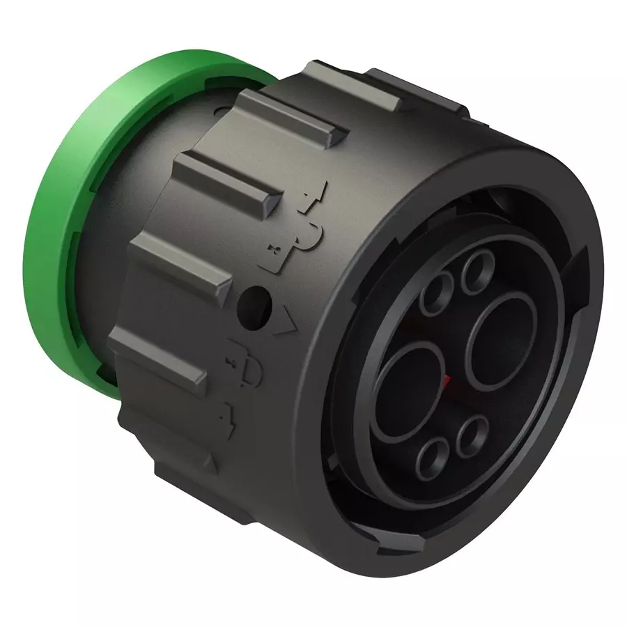 AMPHENOL SINE/TUCHEL CIRCULAR CONN, PLUG, 6POS, CRIMP, AHDP06-18-06PN-BRA.