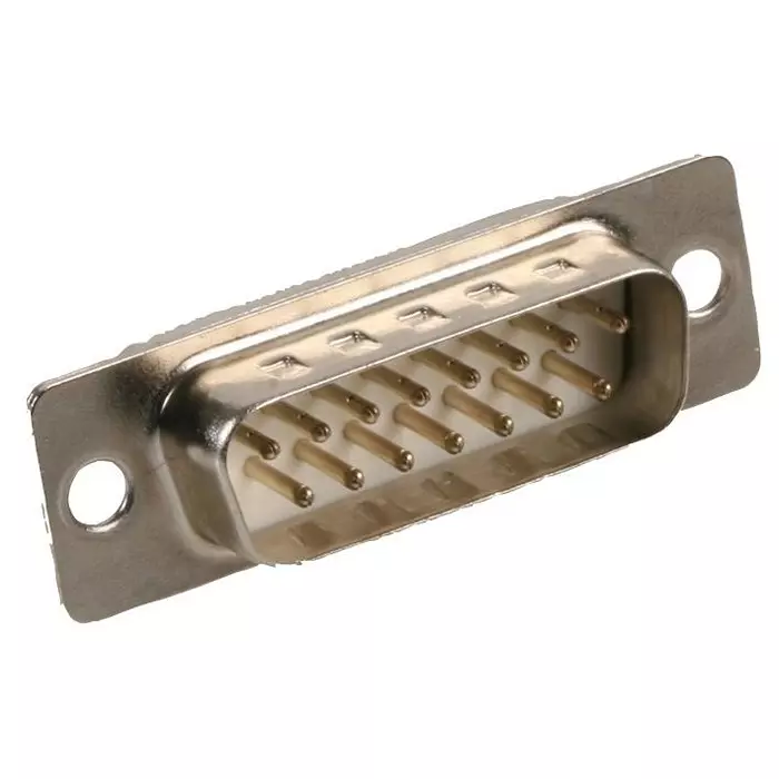 MULTICOMP PRO D Sub Connectors PLUG, D, PCB, STRAIGHT, 15WAY, 5502-15PA-01-F1 (Pack of 5)