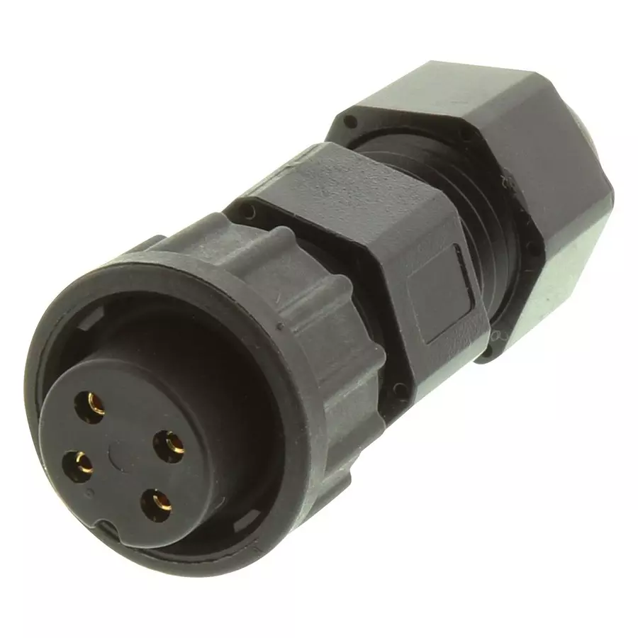 MULTICOMP PRO Circular Industrial Connectors CIRCULAR CONN, PLUG, 4POS, CABLE, 2CT3032-W044A0