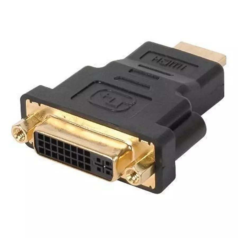 MULTICOMP PRO DVI to HDMI Audio Video Adapters HDMI High Speed Adapter HDMI Male-to-DVI Female, 24-11046