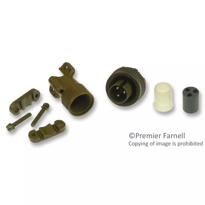 ITT CANNON Circular MIL Spec Connectors CIRCULAR CONNECTOR, PLUG, 10SL-3, CABLE, MS3106E10SL-3P