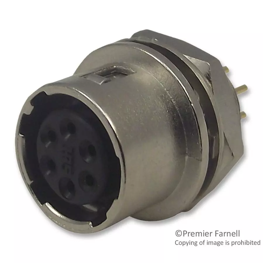 HIROSE(HRS) CIRCULAR CONNECTOR, RCPT, 7-6, PANEL, HR10-7R-6SA(73)