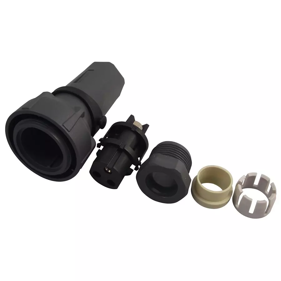 BULGIN LIMITED CIRCULAR CONNECTOR, PLUG, 2 WAY, CABLE, PXP7010/02S/ST/1113