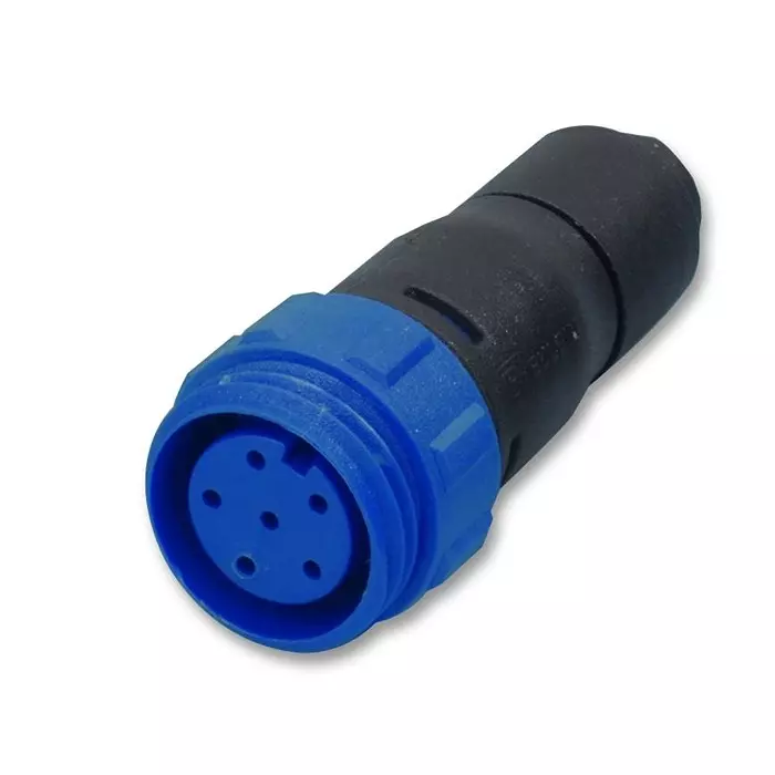 BULGIN LIMITED SOCKET, IN-LINE, 6WAY, PX0411/06S/4550