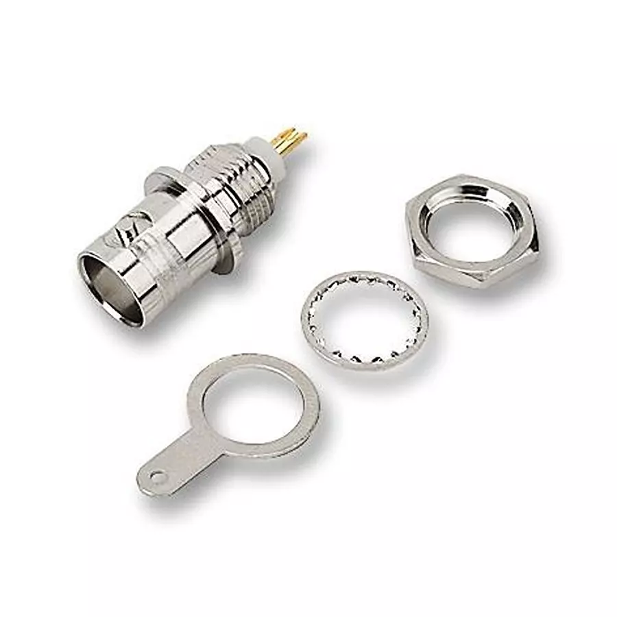 AMPHENOL RF RF Connectors RF COAXIAL, BNC, STRAIGHT JACK, 50OHM, B6351B1-ND3G-50