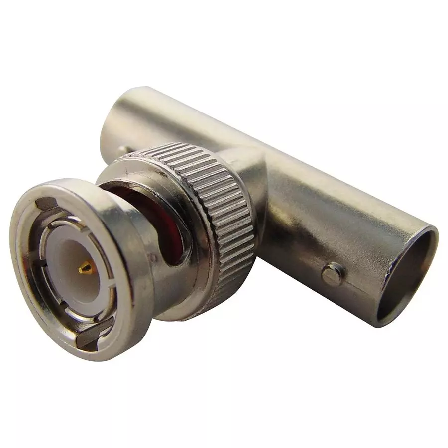 AMPHENOL RF RF Adapters ADAPTOR, BNC PLUG, BNC JACK, JACK, 50OHM, B9073D1-ND3G-50