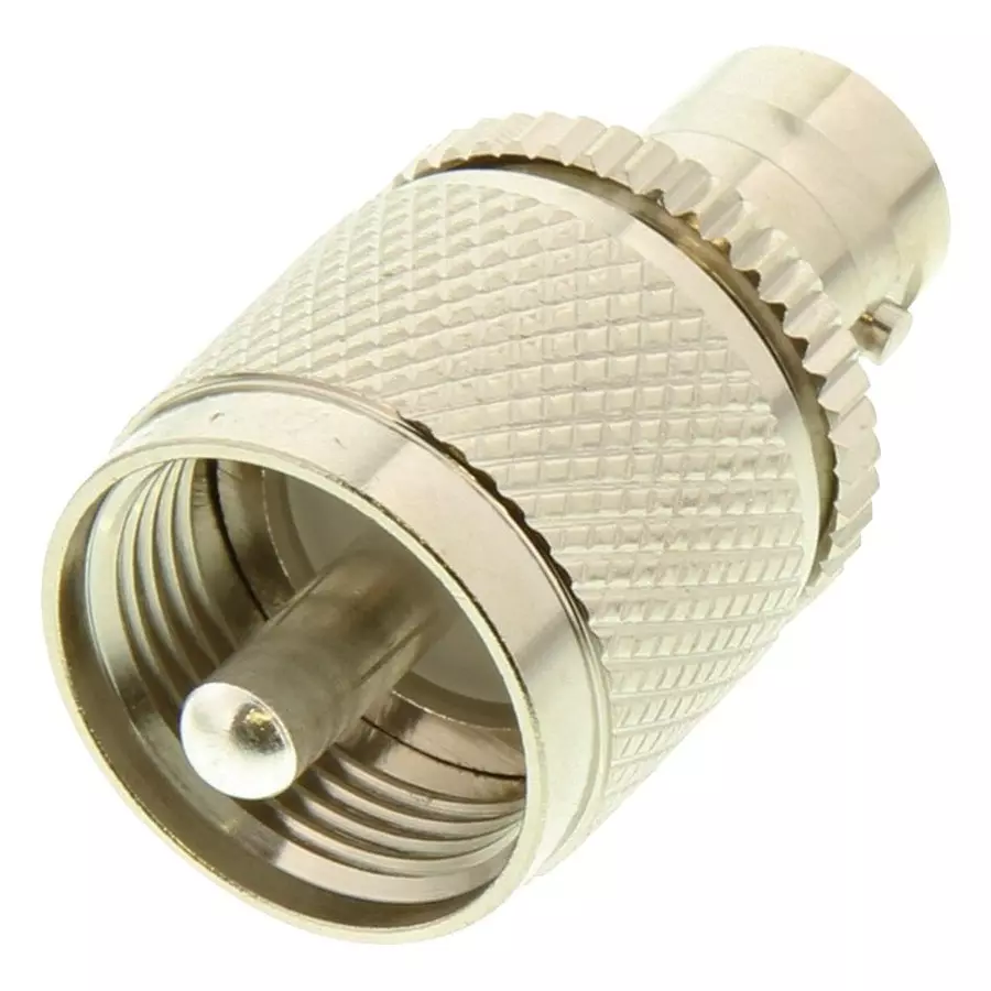 AMPHENOL RF RF Adapters RF/COAXIAL ADAPTER, BNC JACK-UHF PLUG, 031-28
