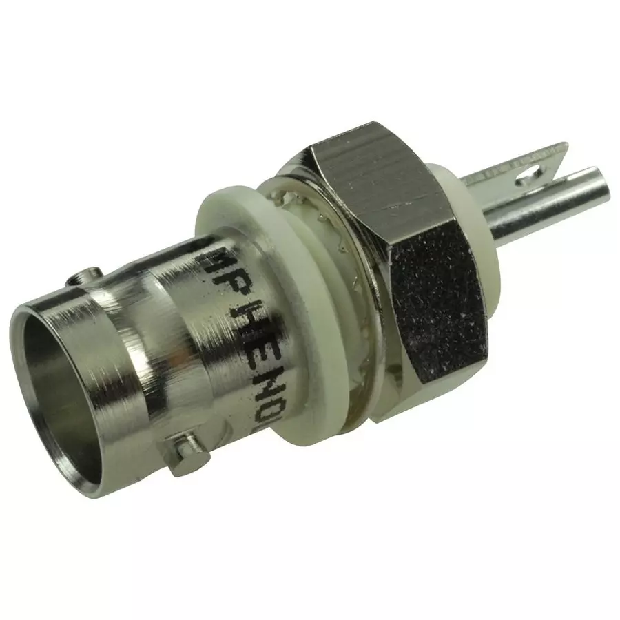 AMPHENOL RF RF Connectors CONNECTOR, BNC, BHD JACK, STR, 50 OHM, SOLDER, 031-10-RFX