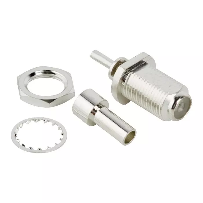 AMPHENOL RF RF Connectors RF COAXIAL, F JACK, 75 OHM, CABLE, 222167-10
