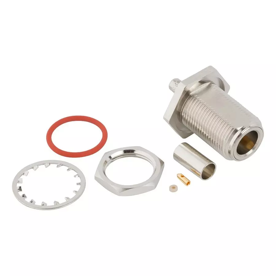 AMPHENOL RF RF Connectors RF COAX CONN, N TYPE, JACK, 50 OHM, 082-6764