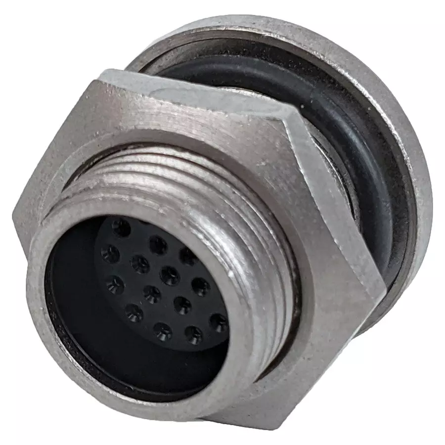 SWITCHCRAFT/CONXALL Circular Connector, 18Pos, Rcpt, Crimp, SF7980-18SG-300