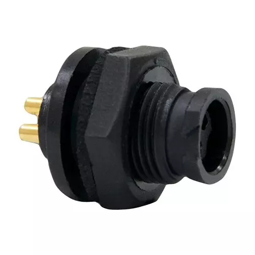 SWITCHCRAFT/CONXALL Circular Connector, Rcpt, 4Pos, Panel, W17882-4PG-P-300
