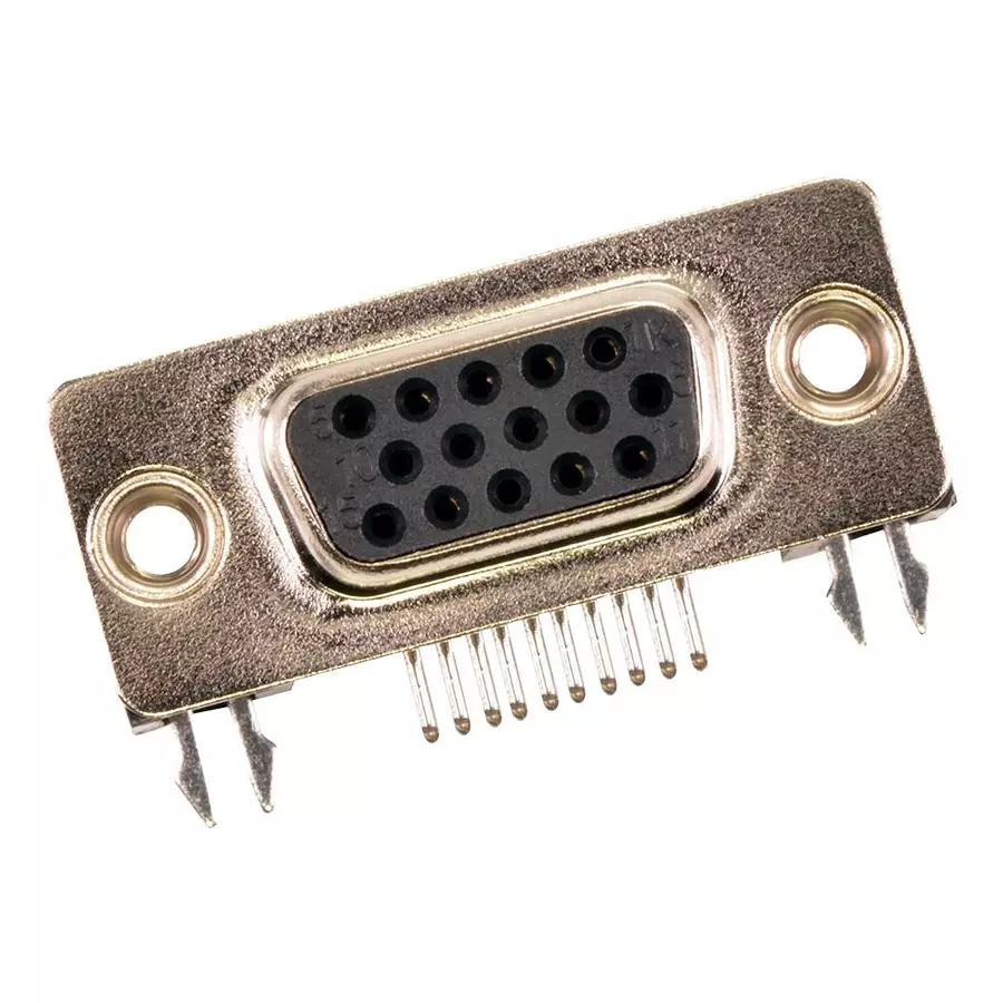 MOLEX D Sub Connectors HD-D SUB CONNECTOR, RCPT, DE, 15POS, TH 173113-0133