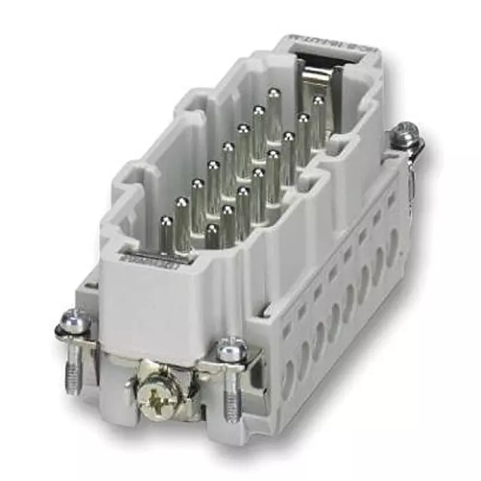 Phoenix Contact Rectangular Power Connector Inserts / Modules RECTANGULAR MALE INSERT, 16POS, SCREW, 1648238