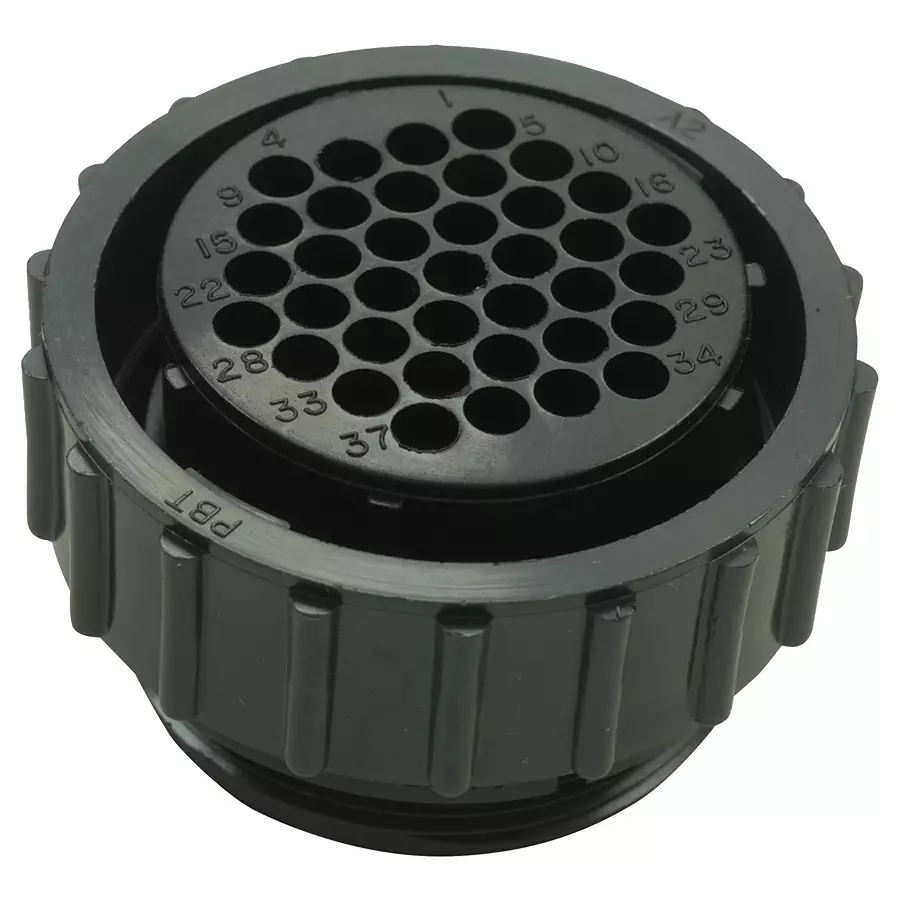 AMP - TE CONNECTIVITY CIRCULAR CONNECTOR, PLUG, 23-37, FREE, 206150-1
