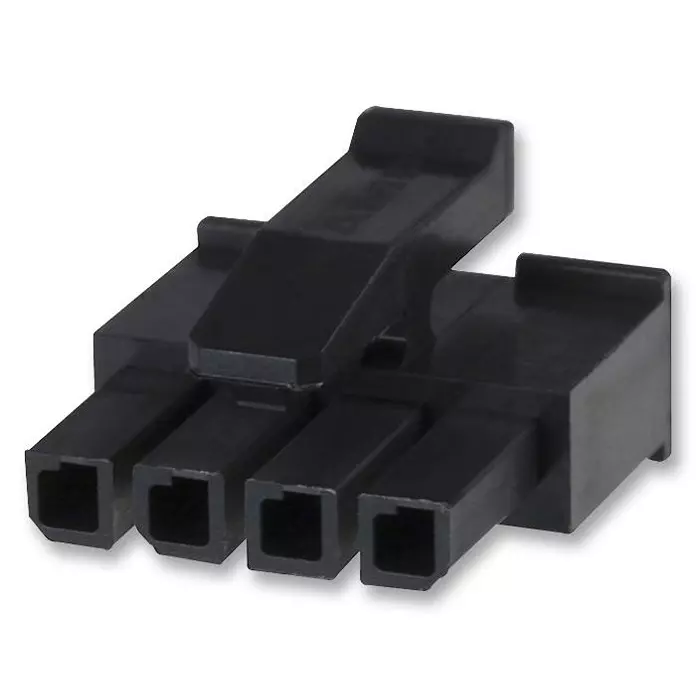 AMP - TE CONNECTIVITY CONNECTOR HOUSING, RCPT, 4 WAY, NYLON, 1445022-4 (Pack 10)