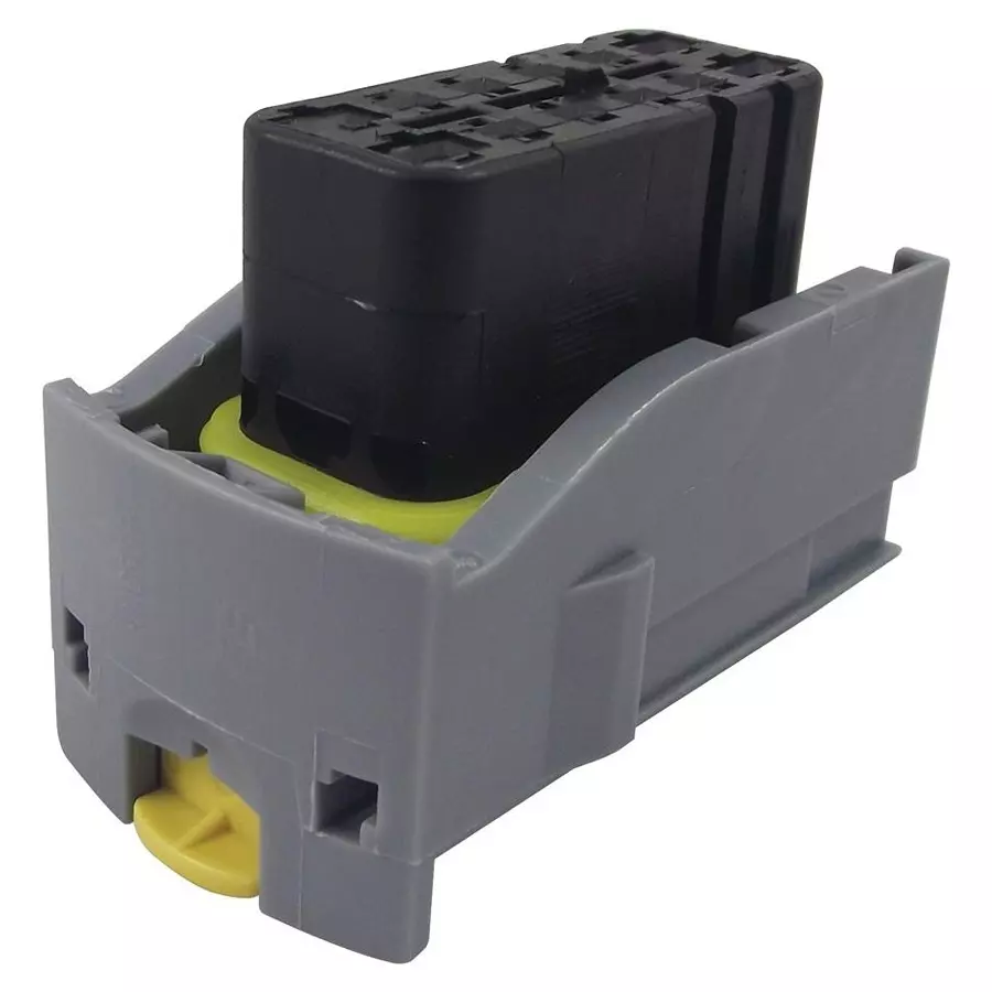 AMP - TE CONNECTIVITY RECEPTACLE HOUSING, 12POS, PBT GF, BLACK, 284848-1