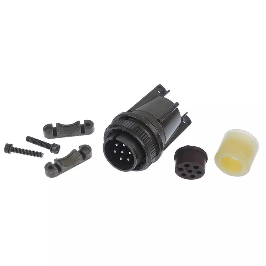 AMPHENOL INDUSTRIAL CIRCULAR CONNECTOR PLUG SIZE 16S, 7 POSITION, CABLE, MS3106E16S-1P.