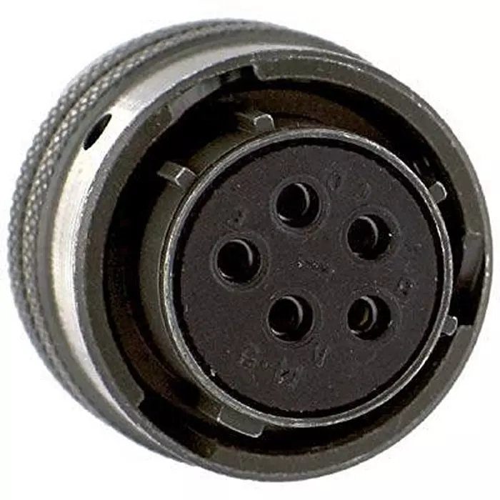 AMPHENOL INDUSTRIAL CIRCULAR CONNECTOR PLUG, SIZE 14, 5POS, CABLE, PT06E-14-5S
