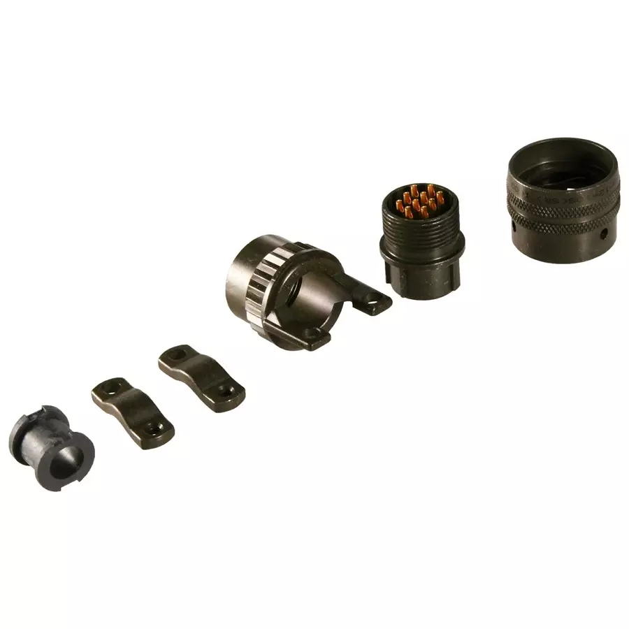 AMPHENOL INDUSTRIAL CIRCULAR CONNECTOR RECEPTACLE SIZE 12, 10 POSITION, CABLE, PT06A12-10S(SR)