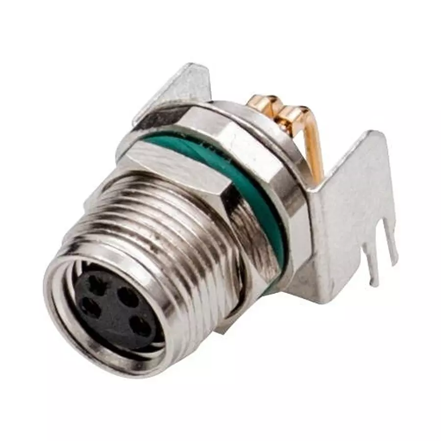 AMPHENOL LTW SENSOR CONNECTOR, M8, RCPT, 4POS, M8S-04PFFR-SF8001