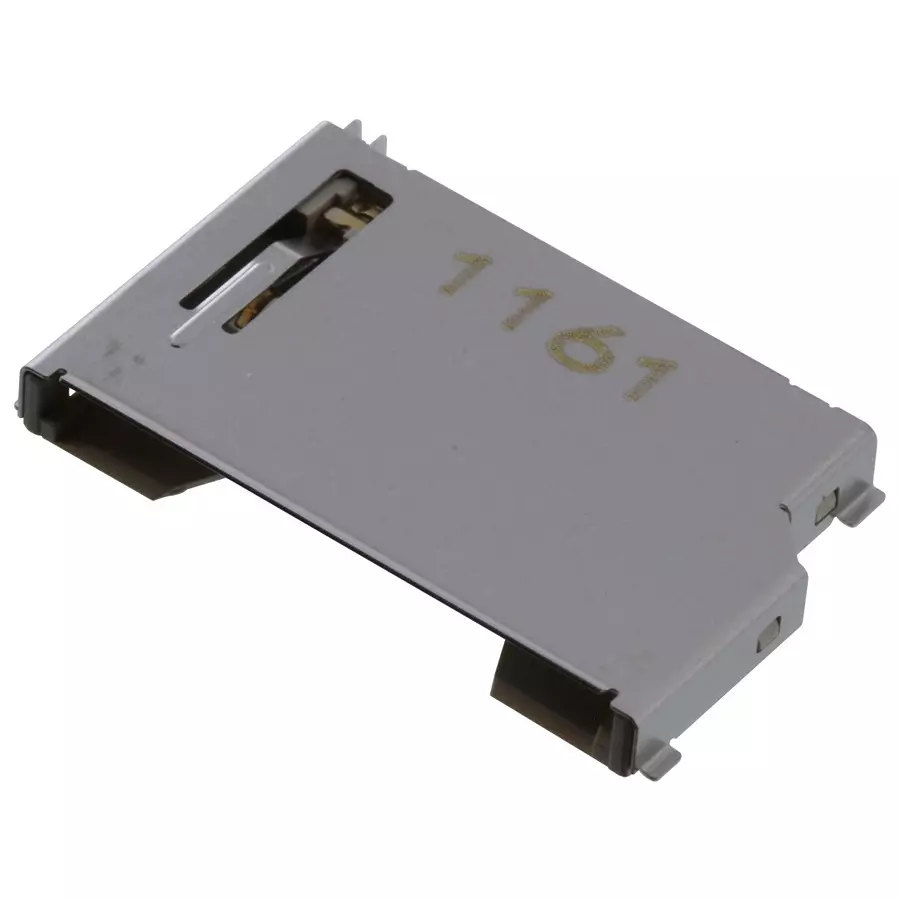 AMPHENOL COMMUNICATIONS SOLUTIONS CONNECTOR, MMC+SD CARD, 11POS, GMC020080HR