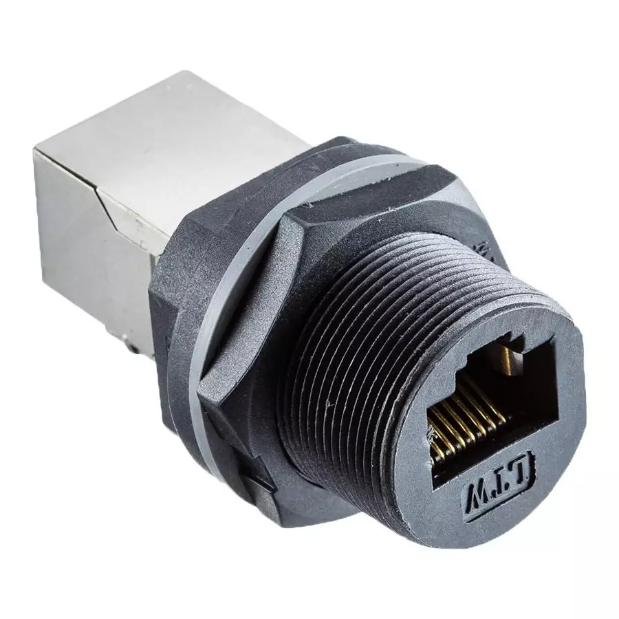 AMPHENOL LTW SEALED CONNECTOR, RJ45, RCPT, 8P, PANEL, RCP-5SPFFH-SCM7001